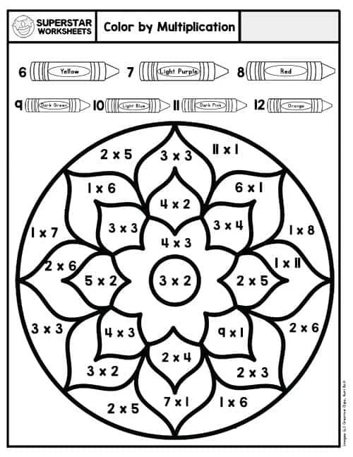 Matematicas 3Er Grado Para Colorear 7