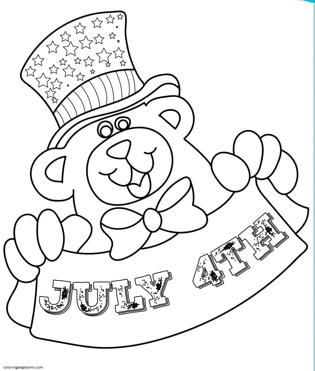 4 Juli Ausmalbilder 120
