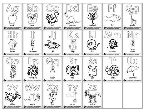 ABC Ausmalbilder 10