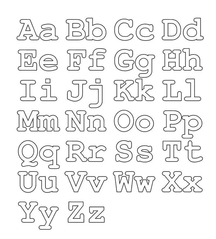 ABC Ausmalbilder 36