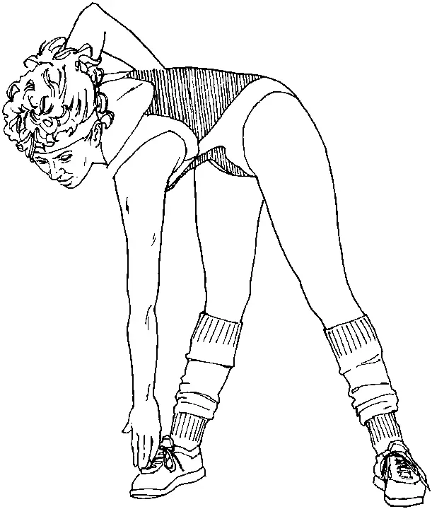 Aerobics Coloring Pages