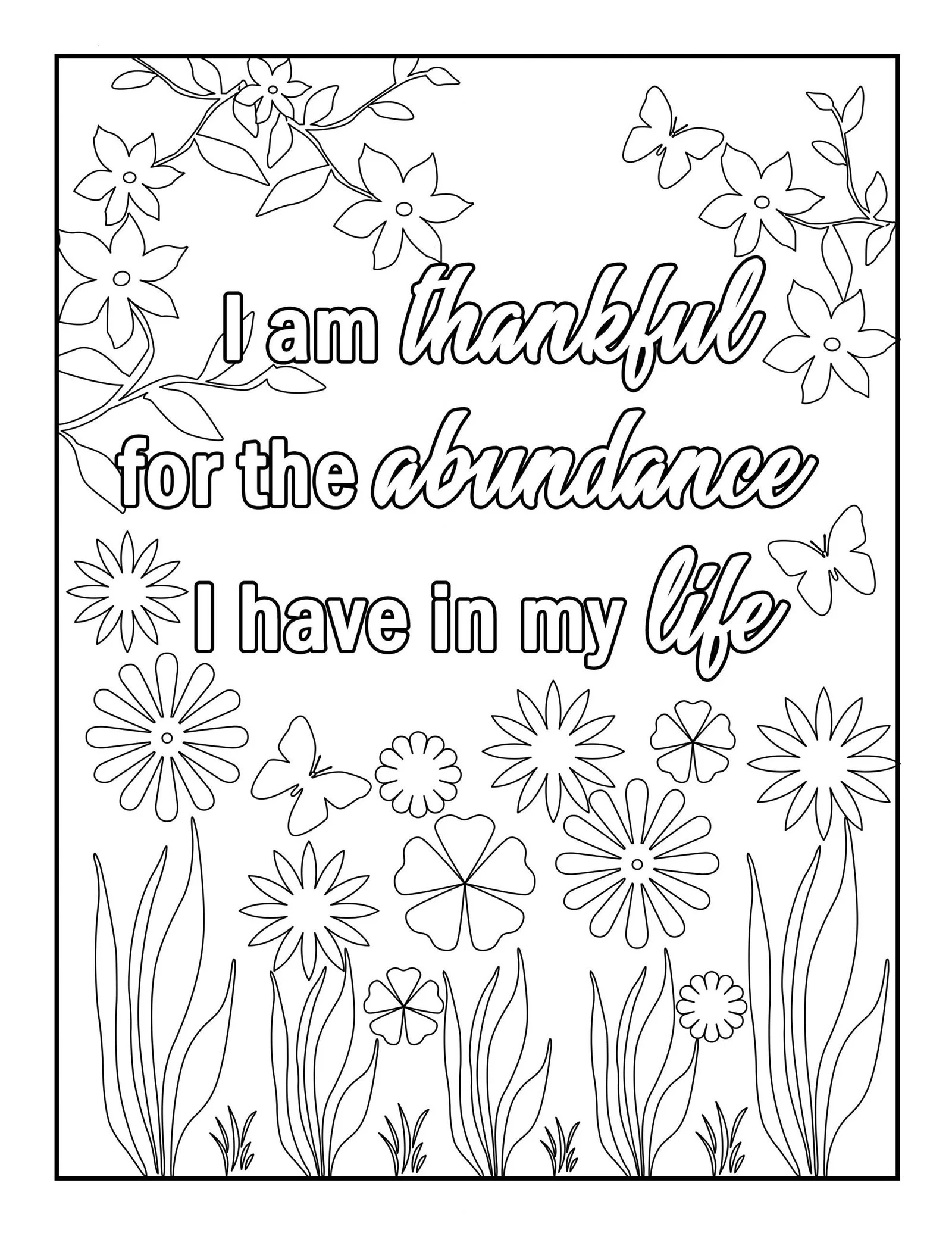 Affirmations Coloring Pages 12