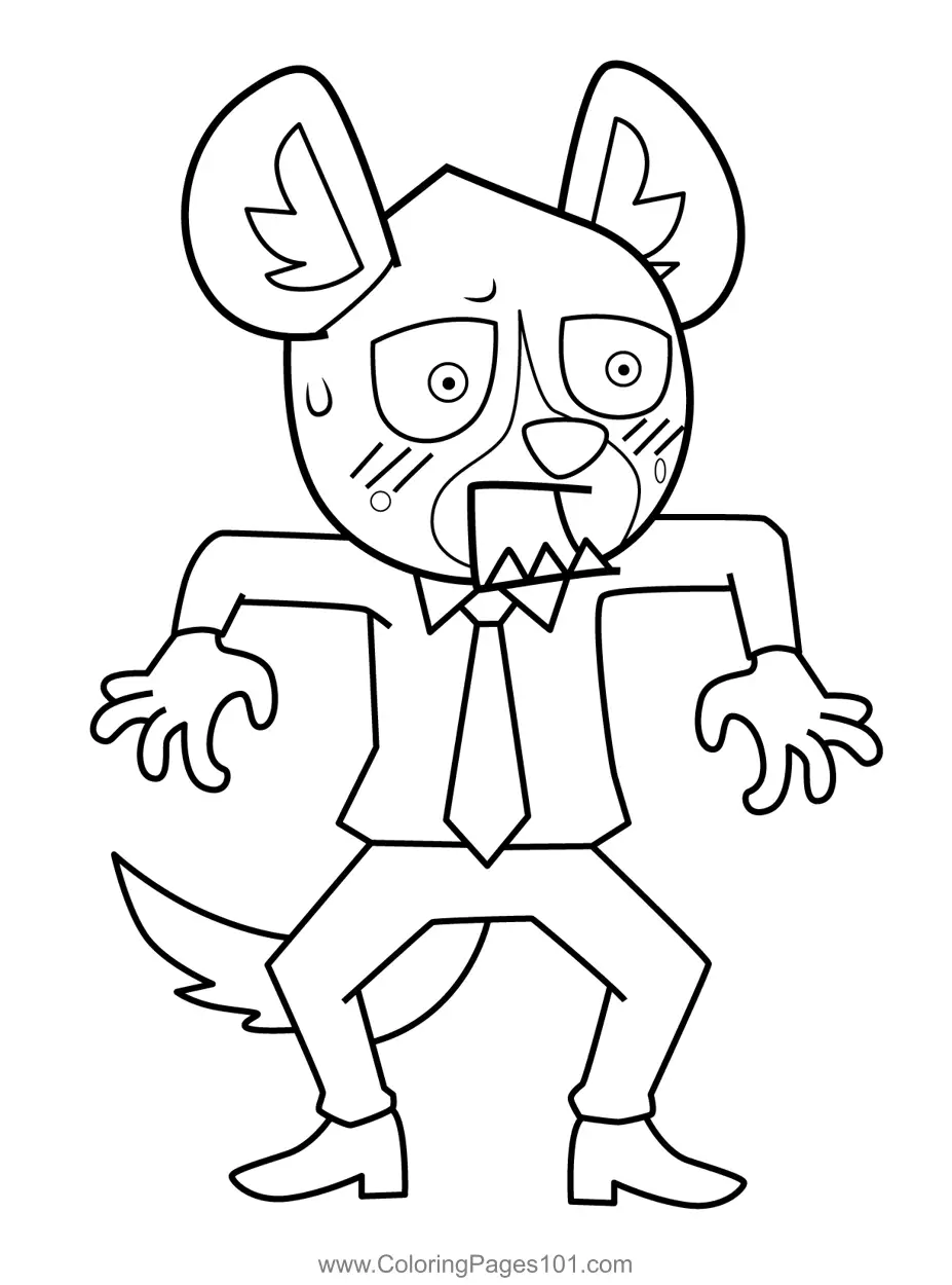 Aggretsuko Para Colorir 6