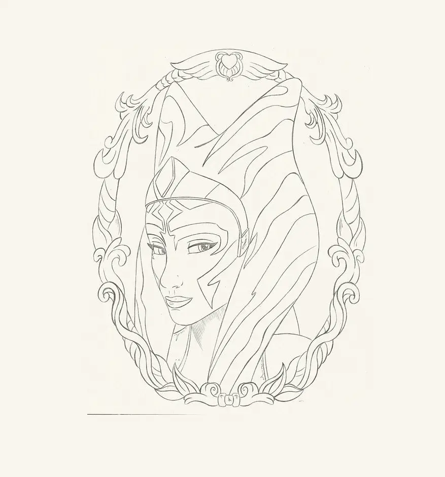 Ahsoka Ausmalbilder