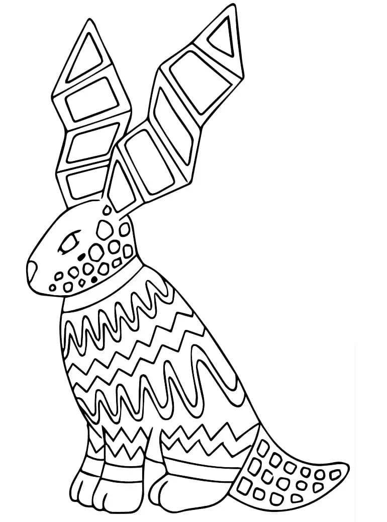 Alebrijes Para Colorear 13