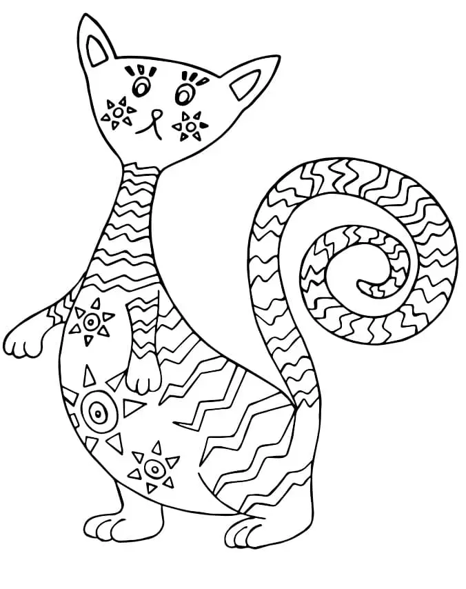 Alebrijes Para Colorear 17