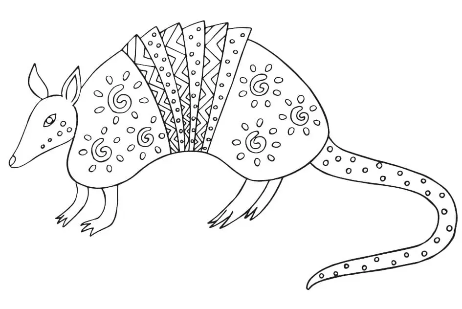 Alebrijes Para Colorear 21