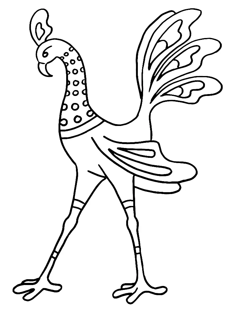 Alebrijes Para Colorear 36