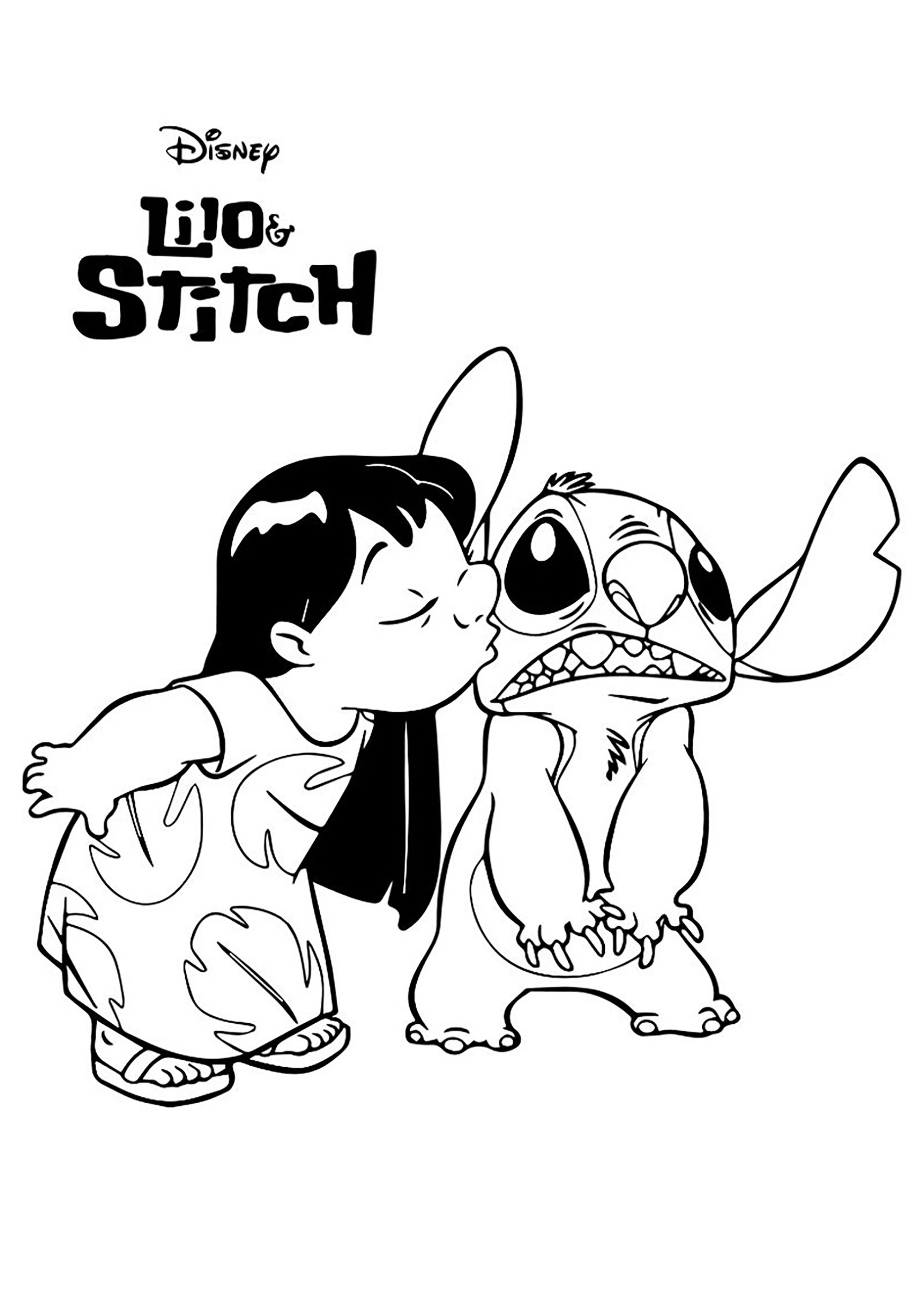 Angel And Stitch Coloring Pages 17