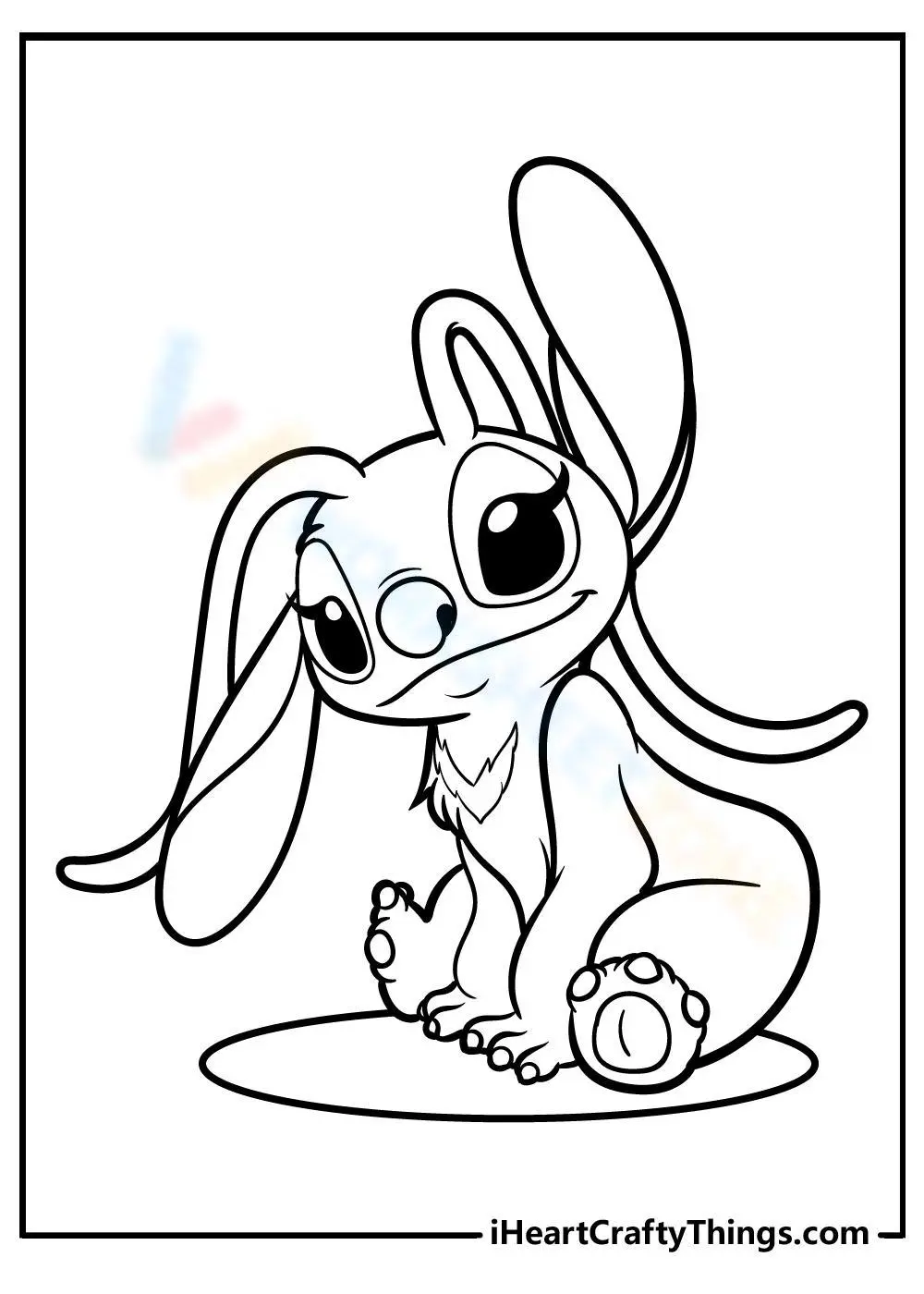 Angel And Stitch Coloring Pages 19