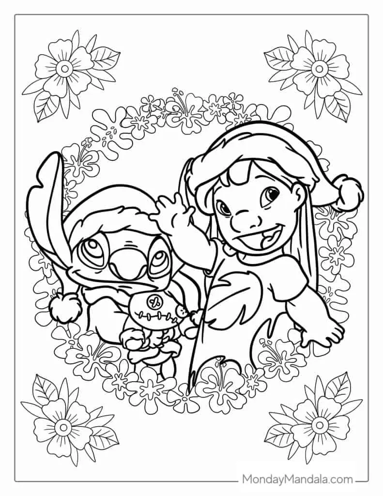 Angel And Stitch Coloring Pages 20