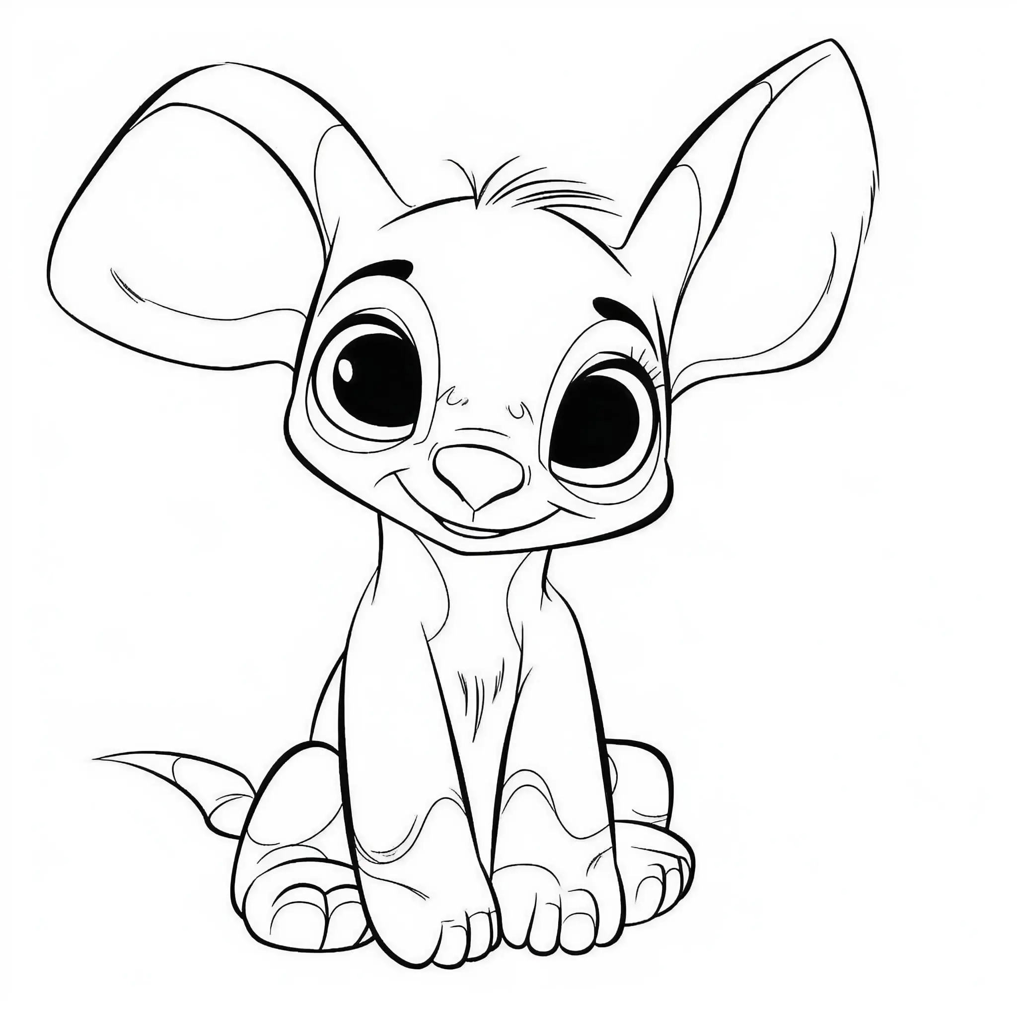 Angel And Stitch Coloring Pages 26