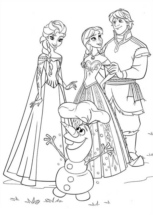 Anna Frozen Para Colorear 14