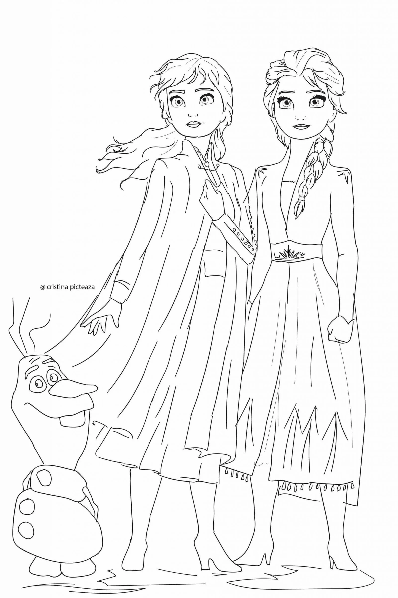 Anna Frozen Para Colorear 40