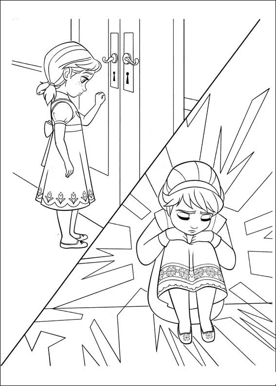 Anna Frozen Para Colorear 46