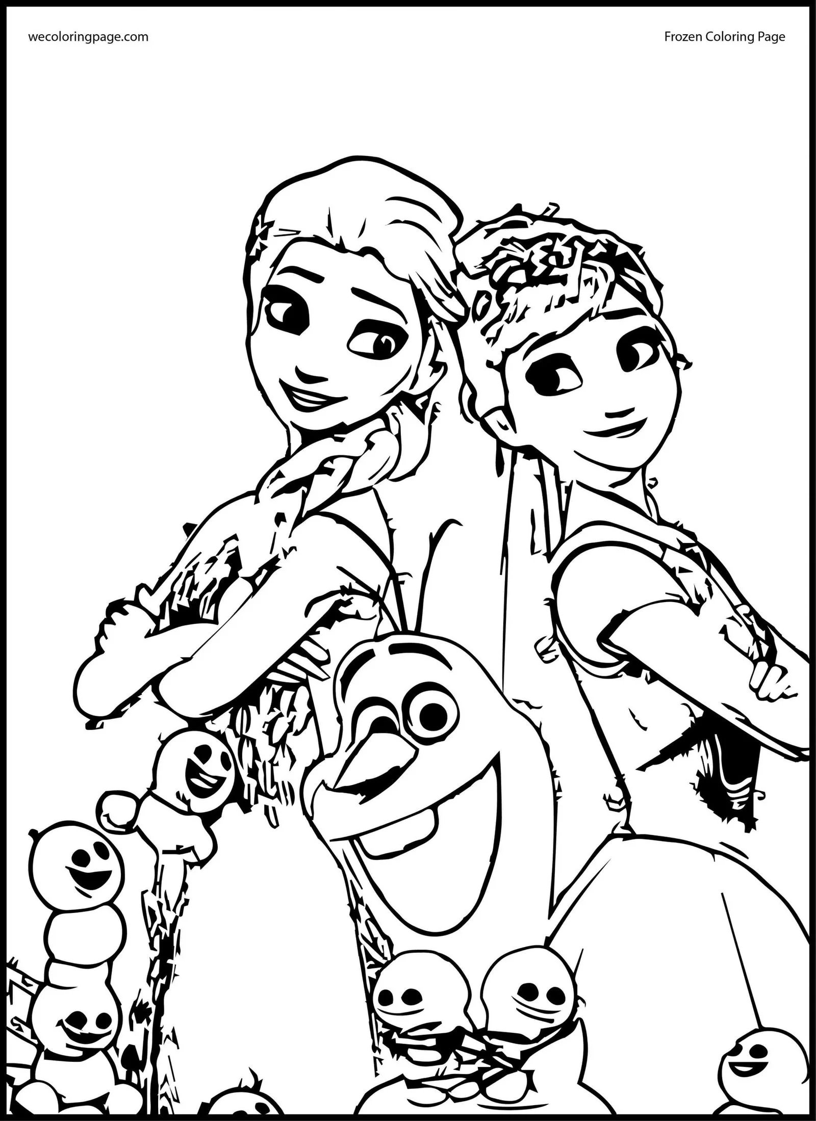Anna Frozen Para Colorear 48