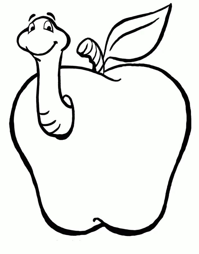 Apfel Ausmalbilder 42