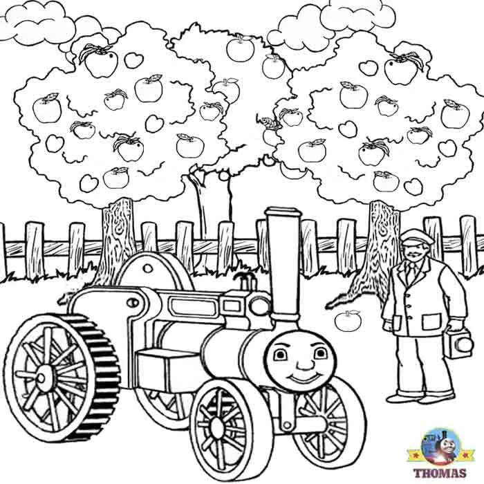 Desenhos de Macieira Para Colorir 7
