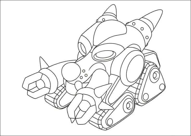 Astro Boy Coloring Pages 17