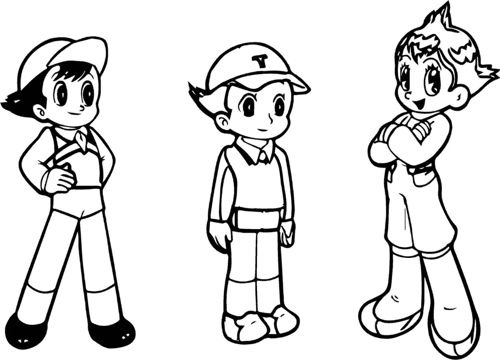 Astro Boy Coloring Pages 7