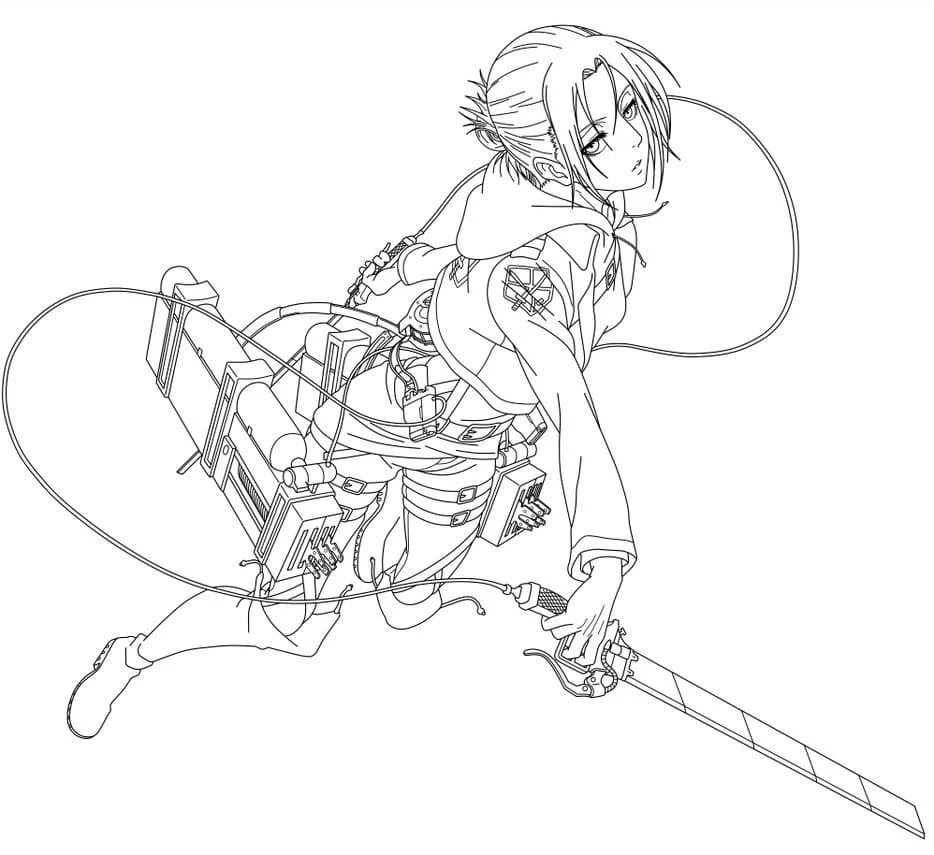 Desenhos de Attack On Titan AOT Desenhos para colorir 63