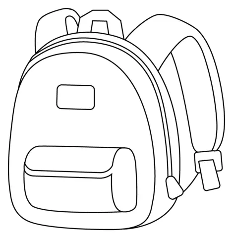 Desenhos de Mochila Para Colorir 19