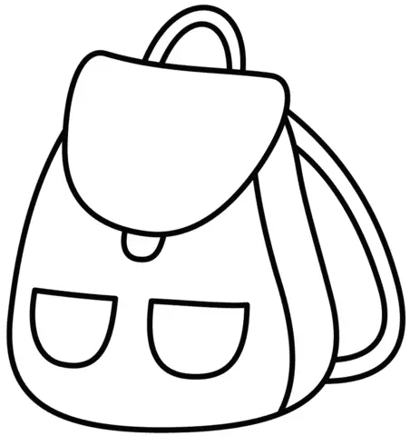 Desenhos de Mochila Para Colorir 20
