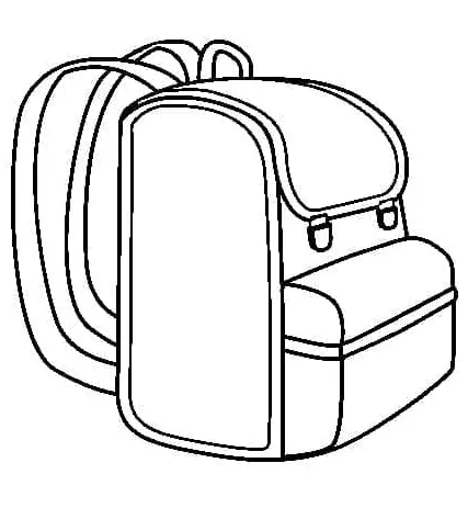 Desenhos de Mochila Para Colorir 22