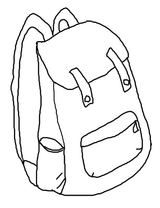Desenhos de Mochila Para Colorir 24