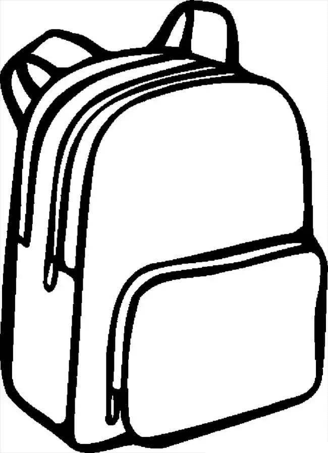 Desenhos de Mochila Para Colorir 29
