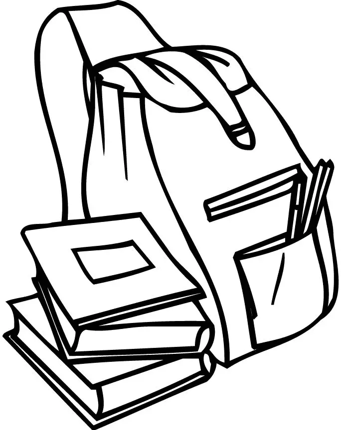 Desenhos de Mochila Para Colorir 35