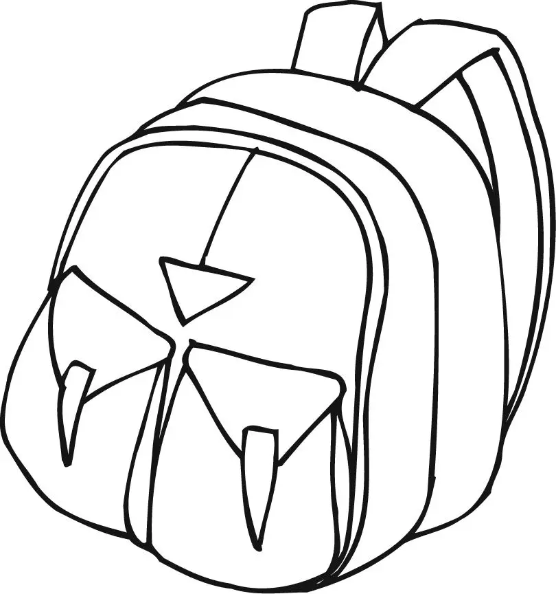 Desenhos de Mochila Para Colorir 38