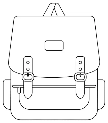 Desenhos de Mochila Para Colorir 40