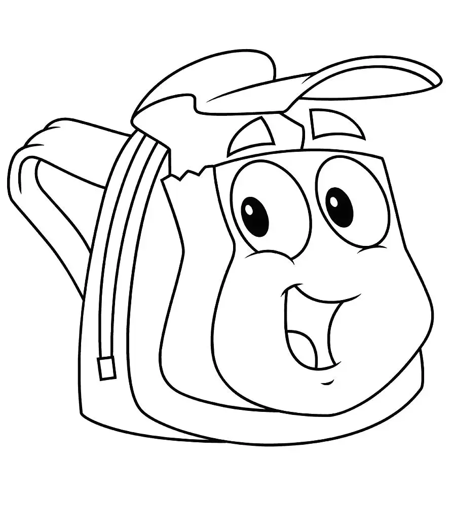 Desenhos de Mochila Para Colorir 41