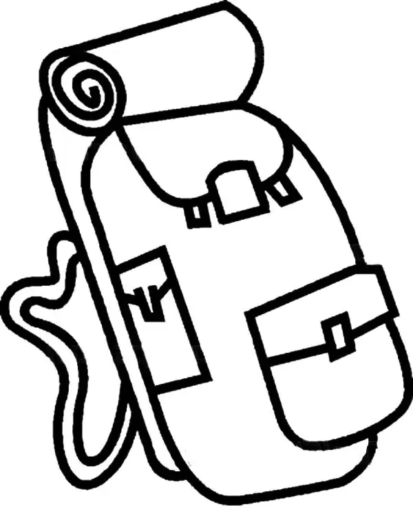Desenhos de Mochila Para Colorir 48
