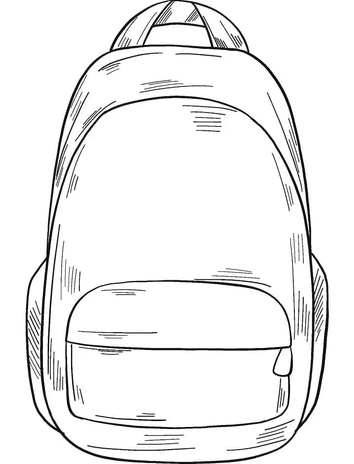 Desenhos de Mochila Para Colorir 8