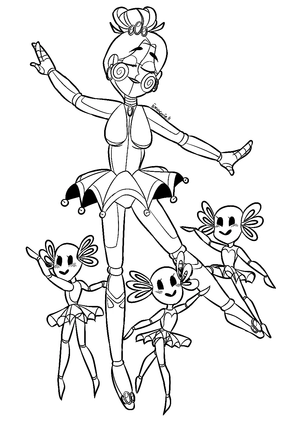 Ballora Ausmalbilder 11