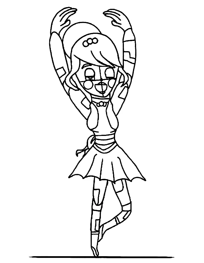 Ballora Ausmalbilder 14