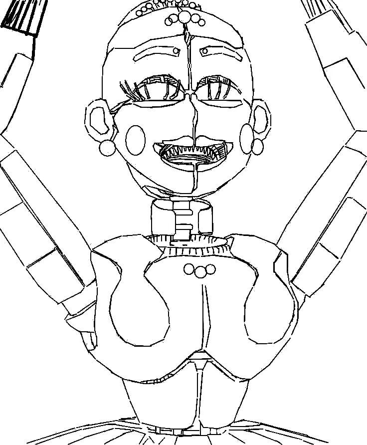 Ballora Ausmalbilder 2