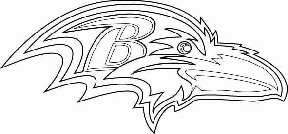 Baltimore Ravens Para Colorir 5