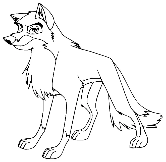 Balto Coloring Pages