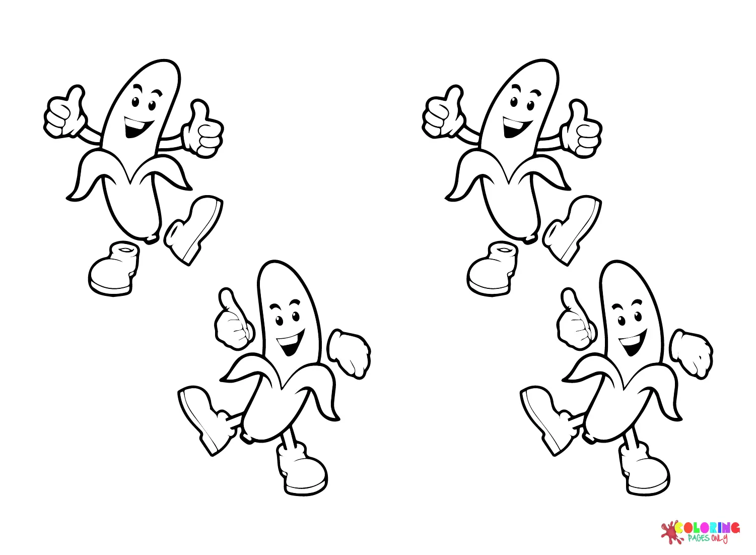 Bananas Coloring Pages 21