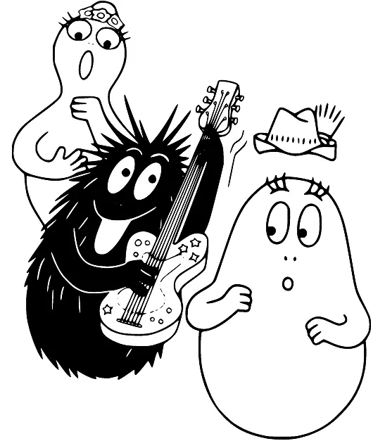 Desenhos de Barbapapa Para Colorir 72