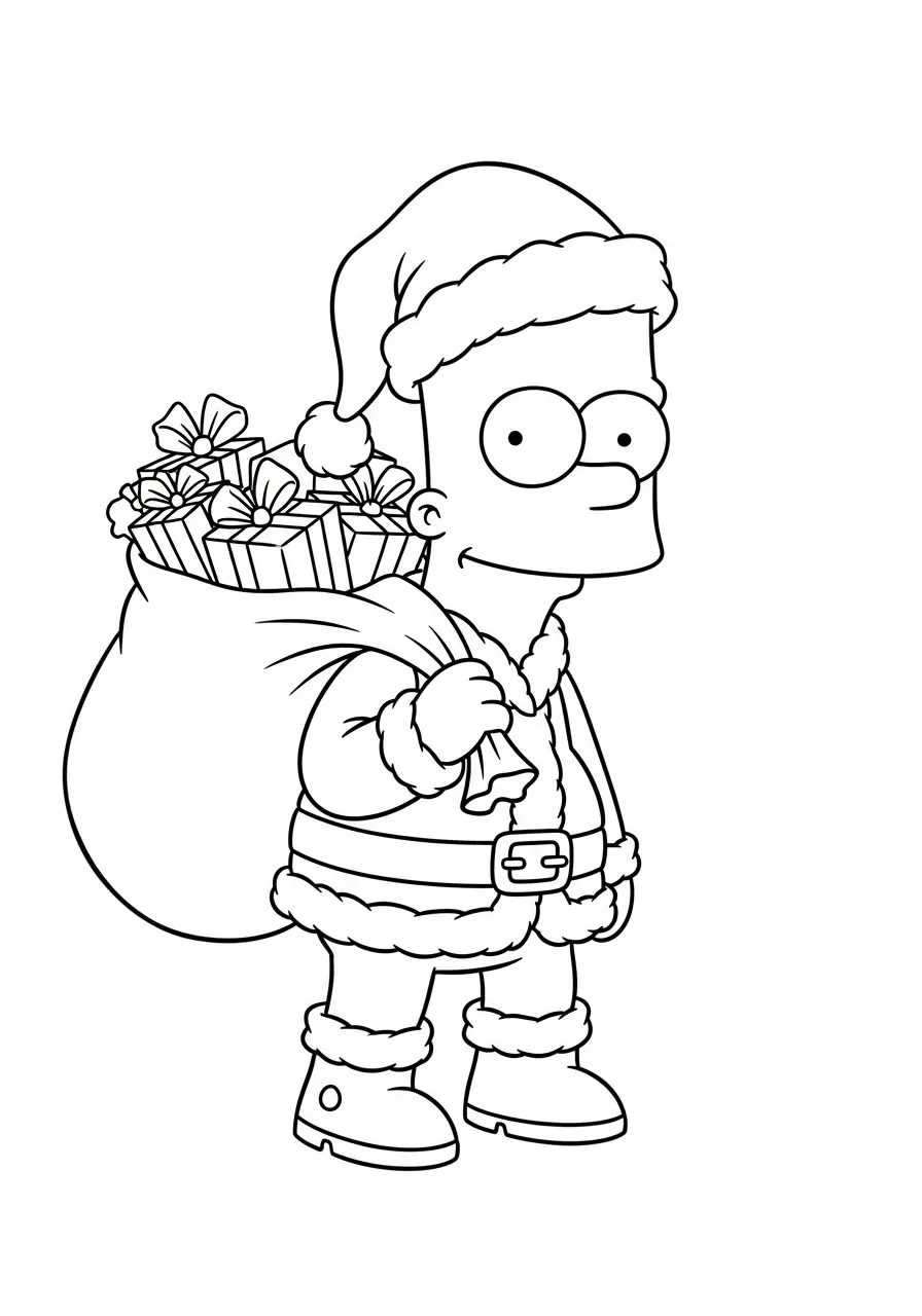 Bart Simpson Ausmalbilder 19
