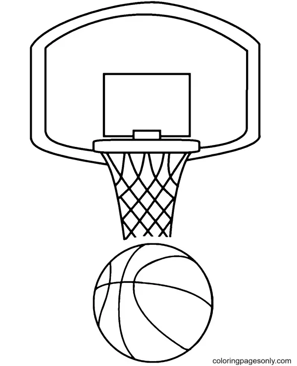 Basketball Coloring Pages 29