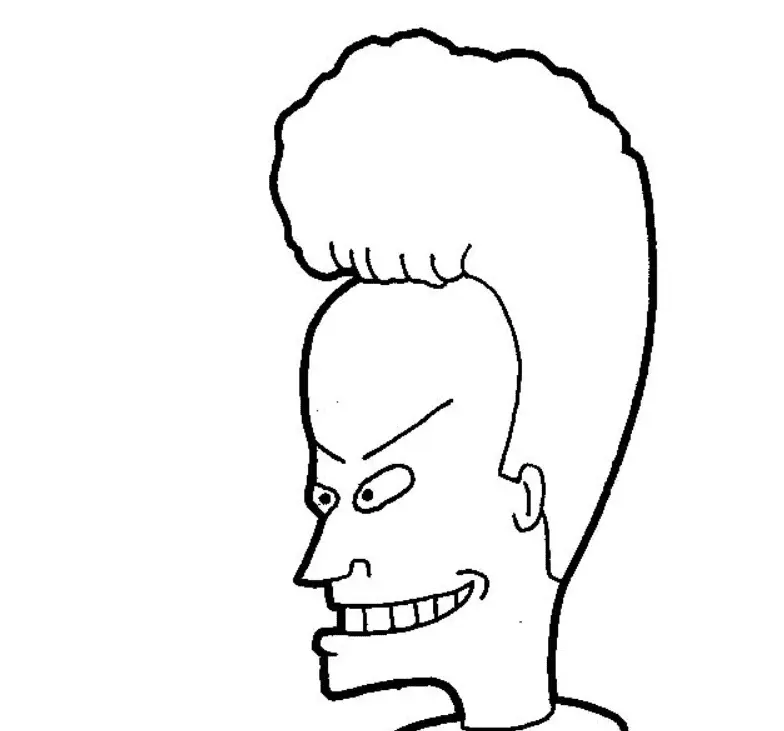 Beavis and Butt Head Do the Universe Coloring Pages 16