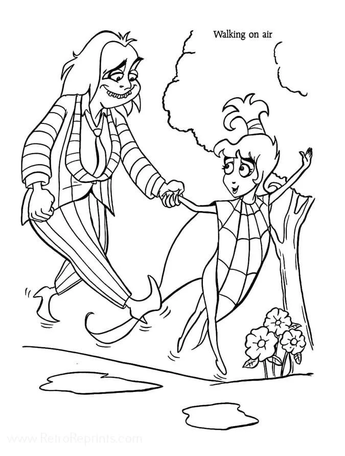 Beetlejuice Coloring Pages 11
