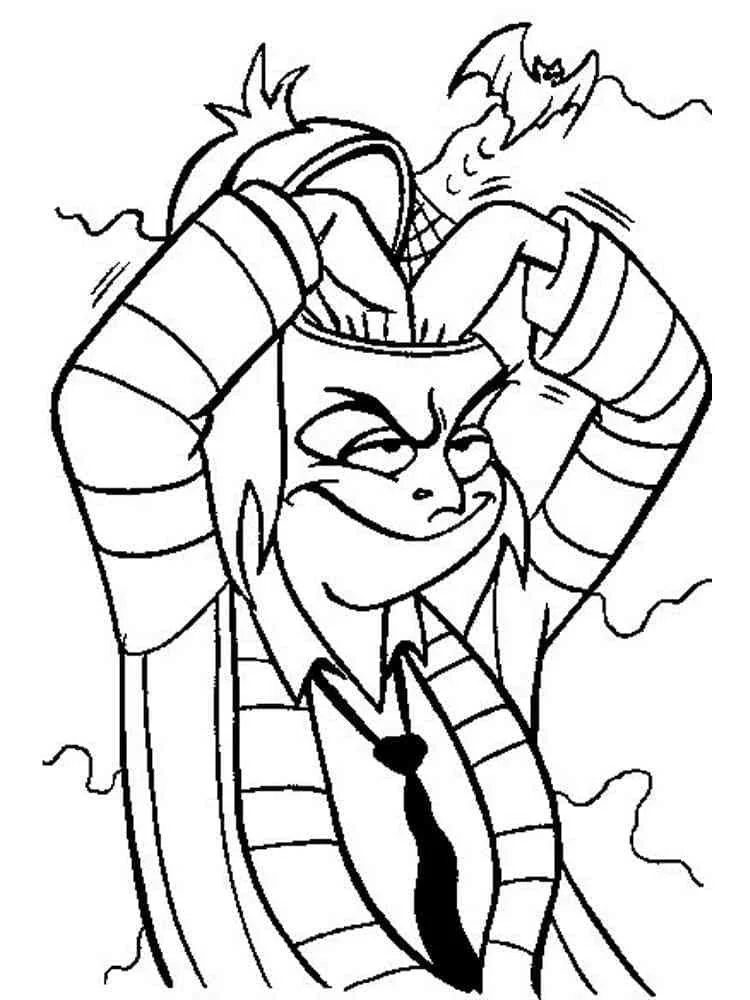 Beetlejuice Coloring Pages 13
