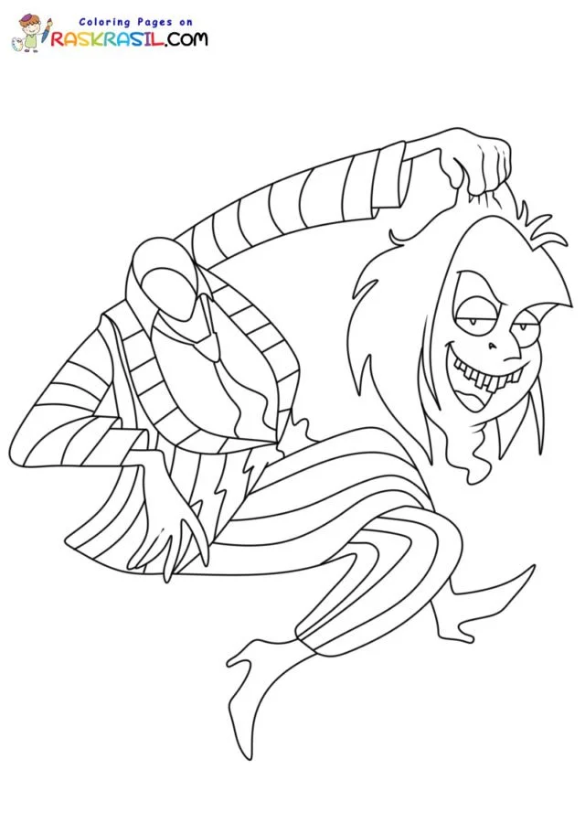 Beetlejuice Coloring Pages 4