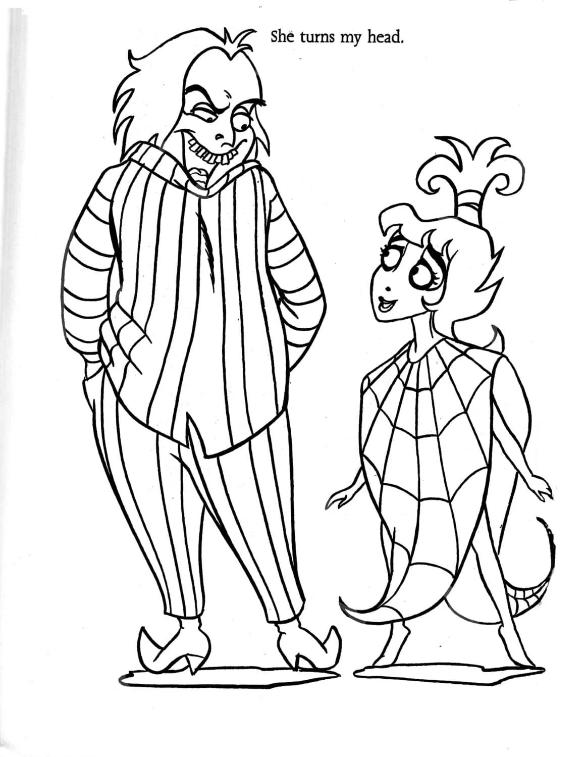 Beetlejuice Coloring Pages 9